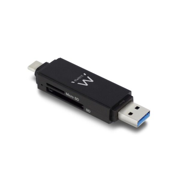 *Lector de tarjetas compacto ewent usb 3.1 gen 1 tipo c - tipo a