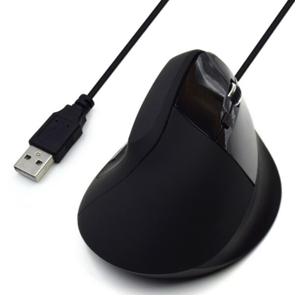 *Mouse raton vertical ergonomico ewent ew3157 usb -  1800dpi -  negro