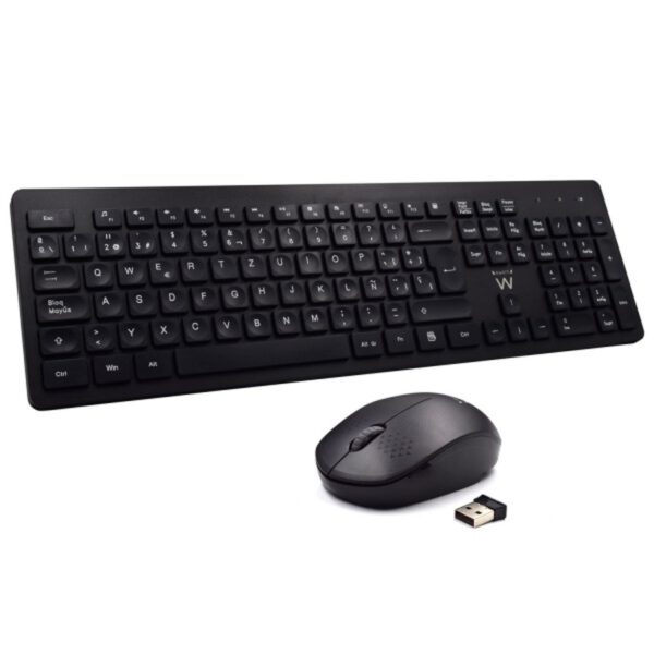 *Teclado inalambrico multimedia ewent ew3256 + raton formato españa