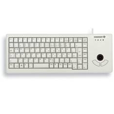 *Teclado cherry xs trackball raton integrado compacto usb blanco