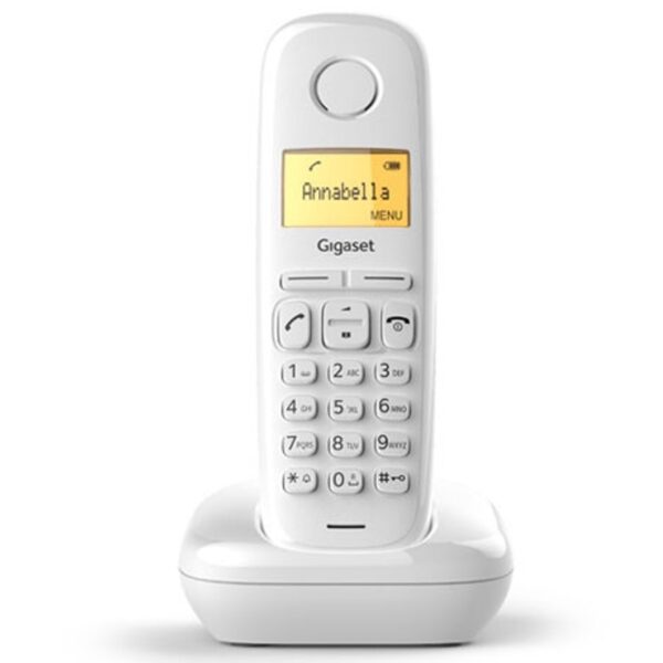 *Telefono fijo inalambrico gigaset a170 blanco 50 numeros agenda -  10 tonos