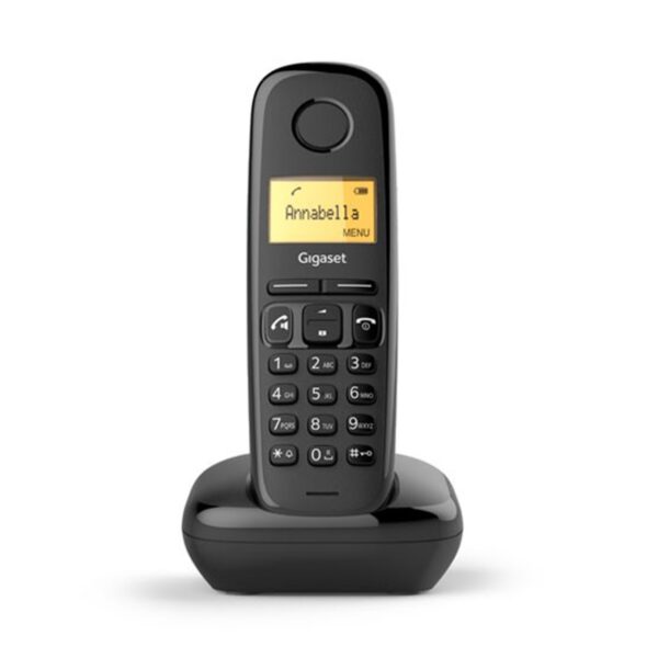 *Telefono fijo inalambrico gigaset a270 negro 80 numeros agenda -  10 tonos