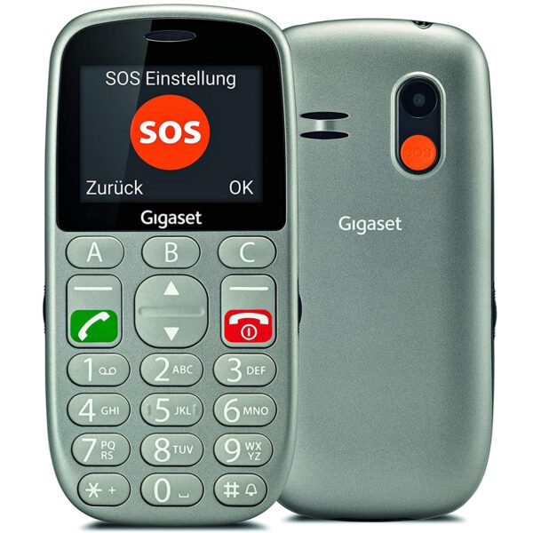 *Telefono movil gigaset gl390 gris para mayores