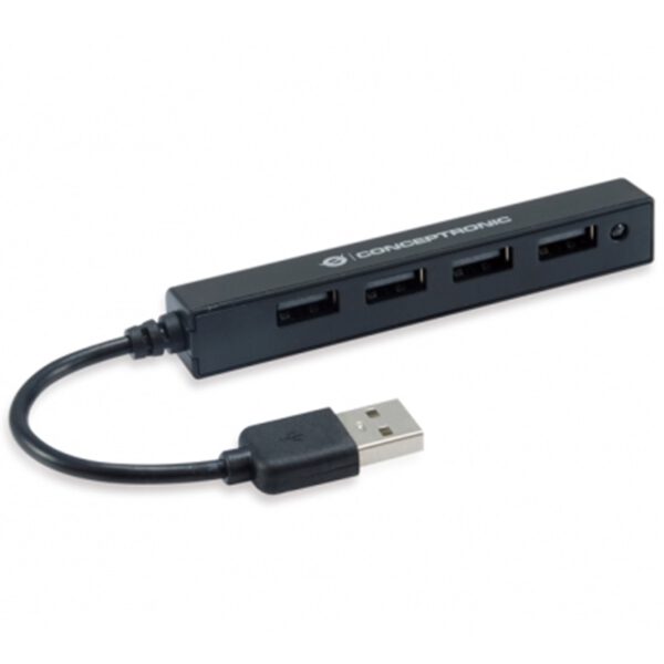 *Hub usb 2.0 conceptronic hubbies05b 4 puertos
