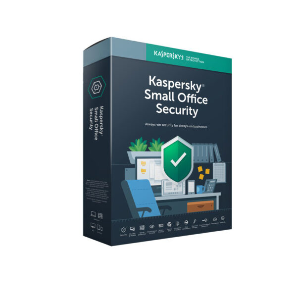 *Antivirus kaspersky small office servidor + 10 usuarios 1 año en caja