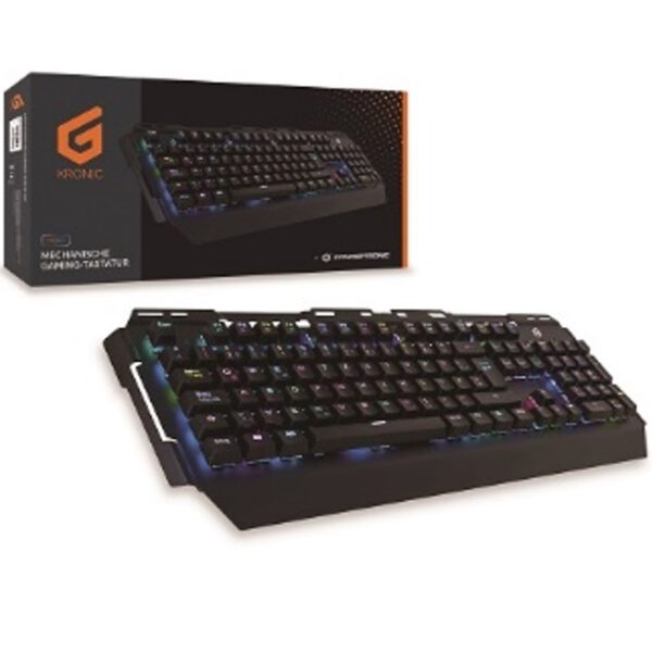 *Teclado gaming conceptronic kronic01es mecanico rgb usb 8 teclas programables