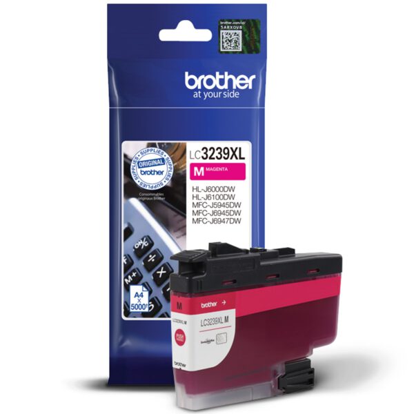 *Cartucho tinta brother lc3239xlm magenta 5000 paginas