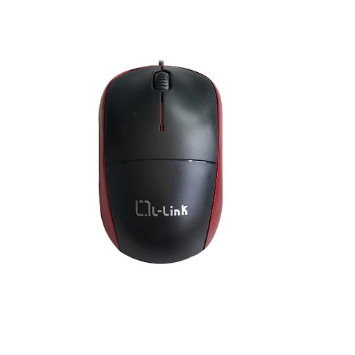 *Raton optico usb l - link negro - rojo
