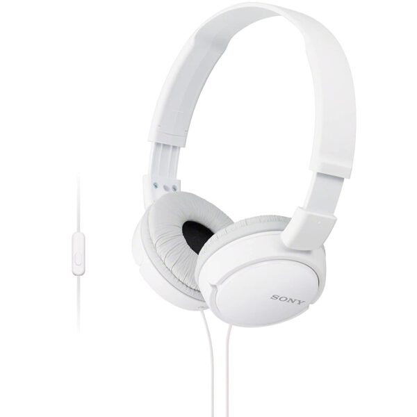 *Auriculares sony mdrzx110apw - blanco - pleglable - microfono