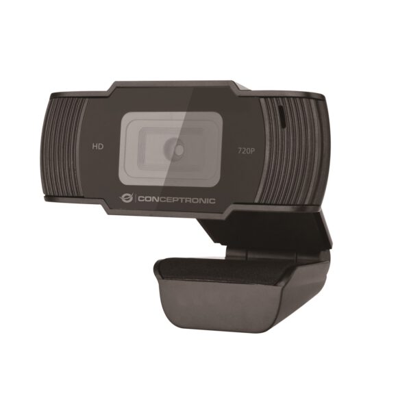 *Webcam hd conceptronic amdis05b - 720p ( 1080 interpolado) - usb 2.0 - 30 fps - angulo vision 68º - microfono integrado