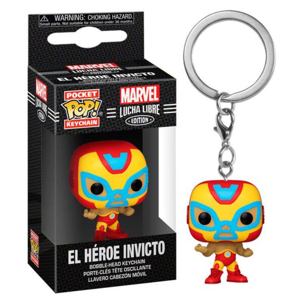 *Funko pop keychain llavero marvel luchadores iron man 53893