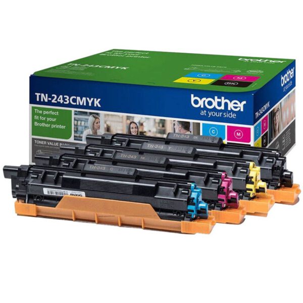 *Toner brother tn243cmyk negro - cián - magenta - amarillo 1000 páginas