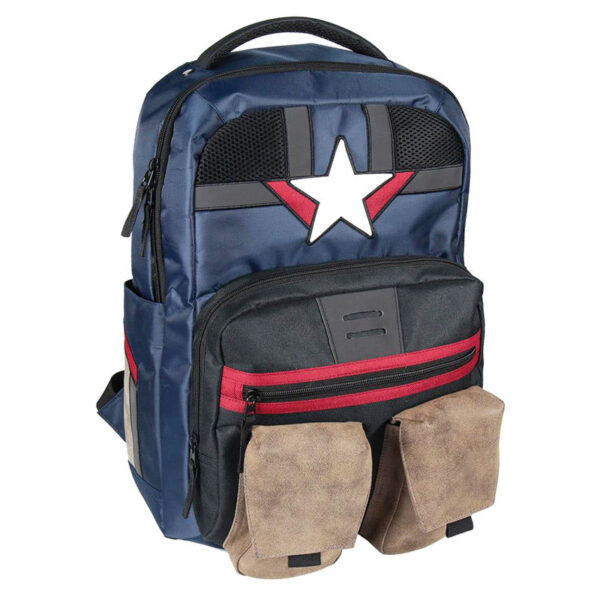 *Mochila casual cerdá marvel capitan america vengadores multicolor 48 cm