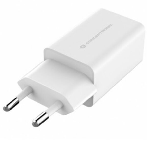 *Cargador conceptronic 2xusb 5v - 12w blanco