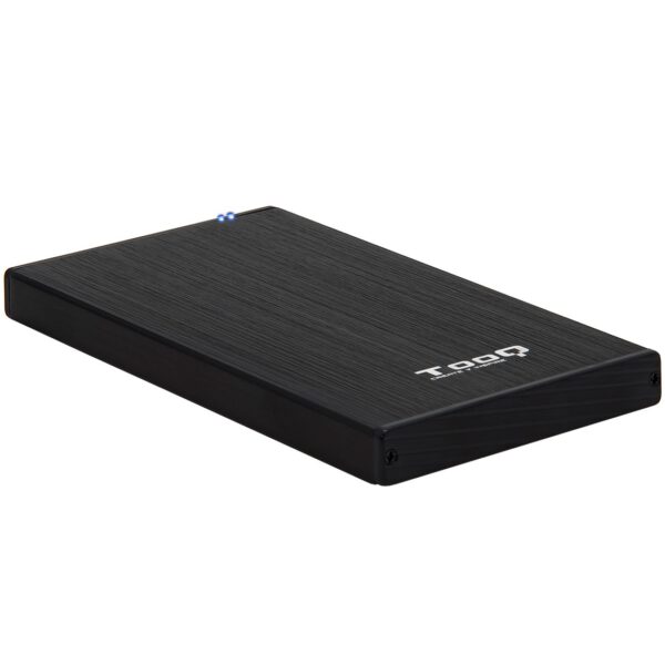 *Caja externa tooq tqe - 2527b para hdd - ssd 2.5 pulgadas 9.5mm sata usb 3.0 negra