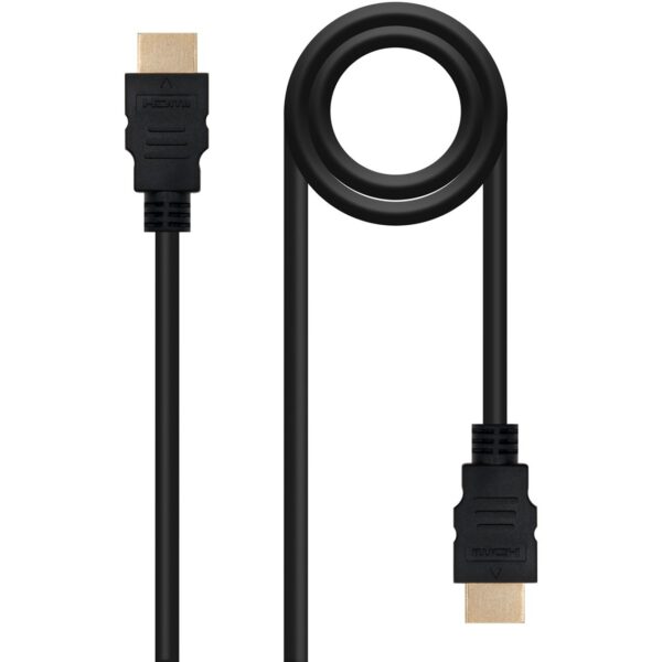 *Cable nanocable hdmi macho - macho negro 1.8m