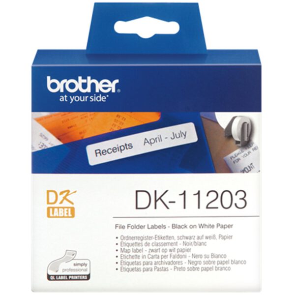 *Rollo de etiquetas precortadas brother dk11203