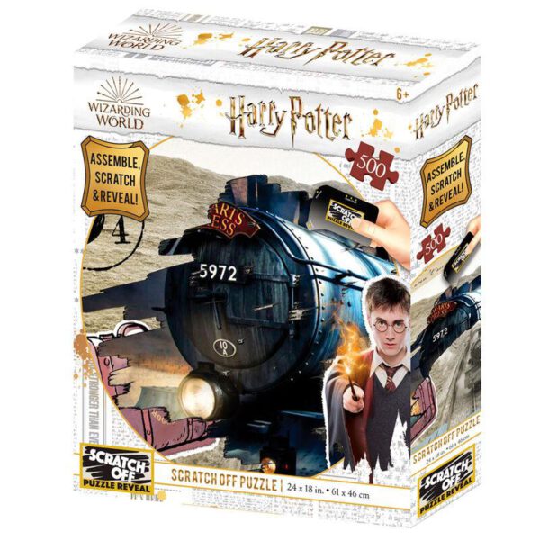 *Puzzle para rascar harry potter hogwarts express 500 piezas