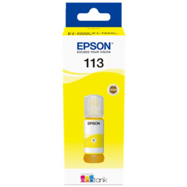 *Cartucho tinta epson 113 ecotank pigment c13t06b440 amarillo ink bottle