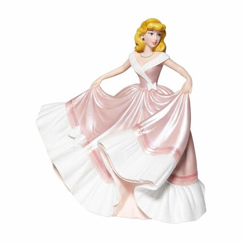 *Figura enesco disney la cenicienta la cenicienta con vestido rosa