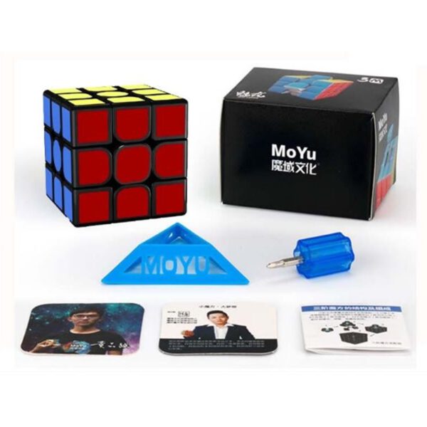 *Cubo de rubik moyu meilong 3x3 magnetico negro