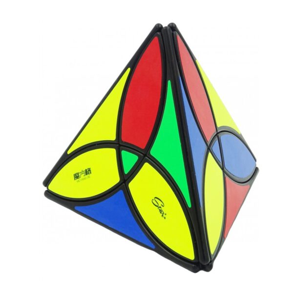 *Cubo de rubik qiyi clover pyraminx negro
