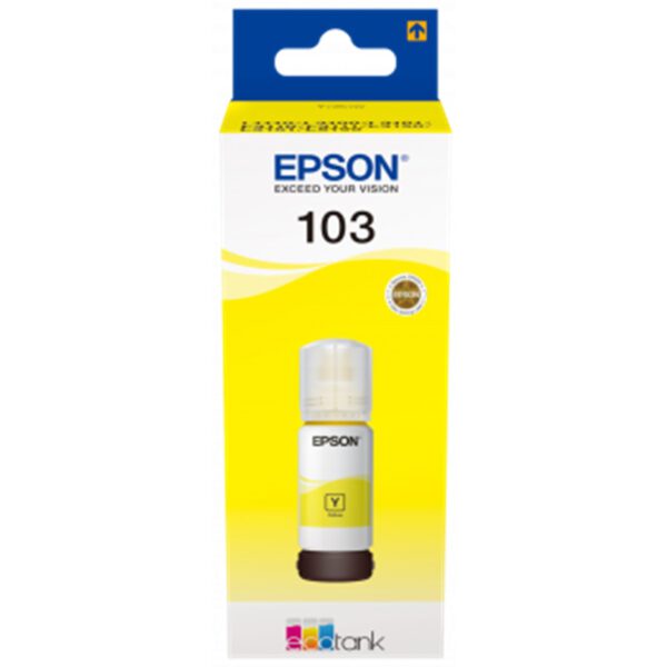 *Cartucho ecotank epson 103 amarillo ink botella para l3110 -  l3150 -  l3111 -  l3151