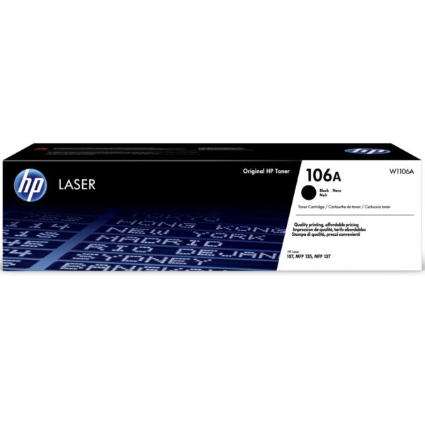 *Toner hp 106a w1106a negro 1000 paginas