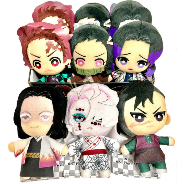 *Set peluches banpresto kimetsu no yaiba demon slayer 9 unidades edicion exclusiva