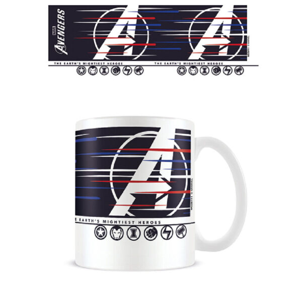 *Taza de desayuno pyramid marvel avengers los vengadores logo