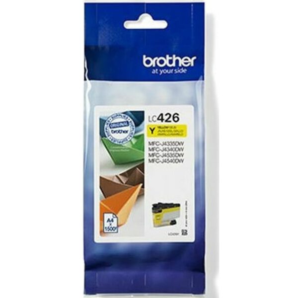 *Cartucho tinta brother lc426y amarillo 1500 paginas