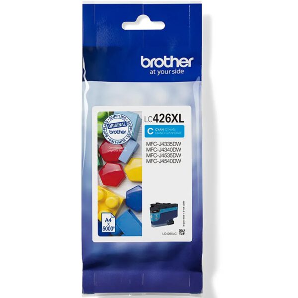 *Cartucho tinta brother lc426xlc cian 5000 paginas