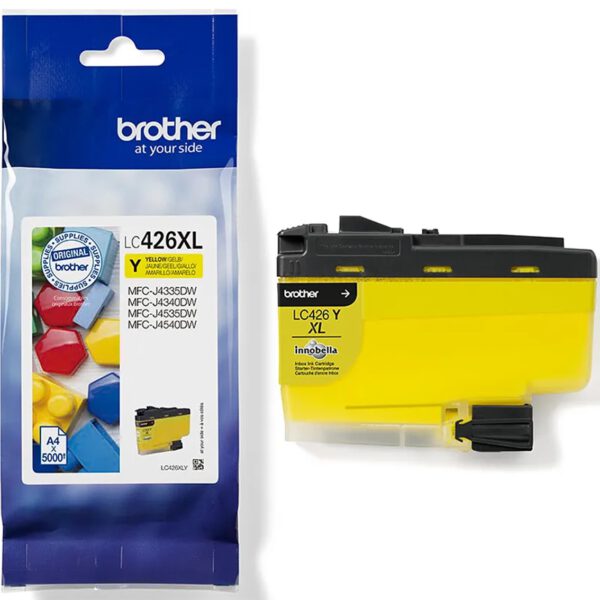 *Cartucho tinta brother lc426xly amarillo 5000 paginas