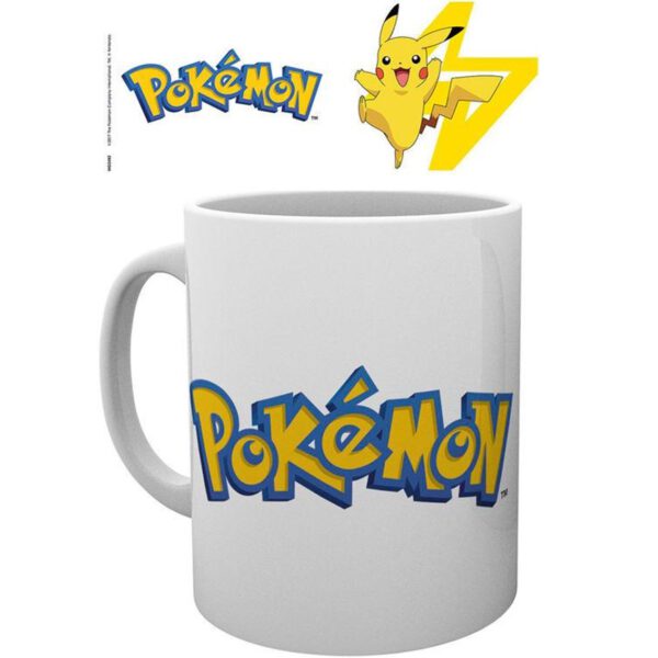 *Taza 320 ml abysse pokemon logo & pikachu