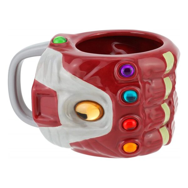 *Taza 3d xl paladone marvel los vengadores guantelete del infinito con gemas