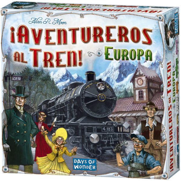 *Juego de mesa asmodee ¡aventureros al tren! europa pegi 8