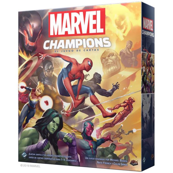 *Juego de mesa asmodee marvel champions: el juego de cartas pegi 14