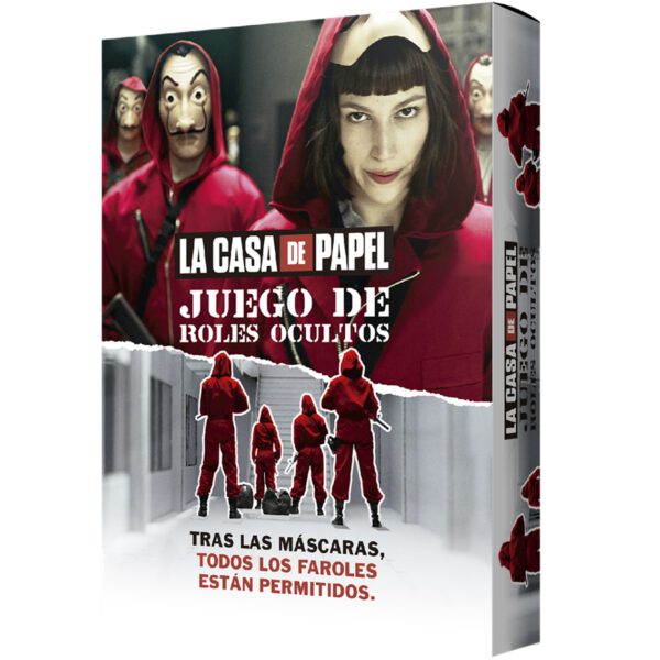 *Juego de mesa asmodee la casa de papel: roles ocultos pegi 14