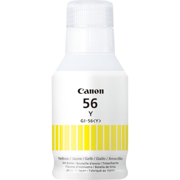 *Botella tinta canon gi - 56y amarillo 135ml 14881 paginas