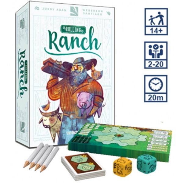 *Juego de mesa rolling ranch en español pegi 12