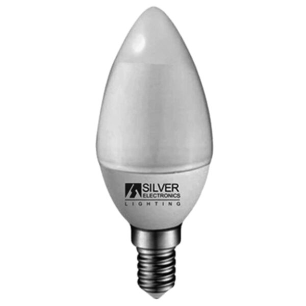 *Bombilla led silver electronic eco vela 5w=35w -  e14 -  3000k -  436 lm -  160º -  luz calida -  a+