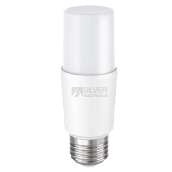 *Bombilla led silver electronic eco tubular t37 ip20 -  720 lm -   9w=60w -  e27 -  5000k -  a+