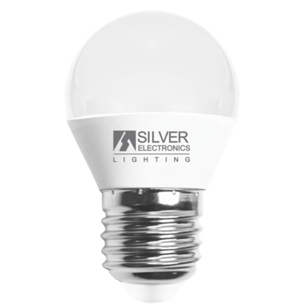 *Bombilla led decorativa silver electronics esferica 7w=70w -  e27 -  3000k -  620 lm -  luz calida -  a+