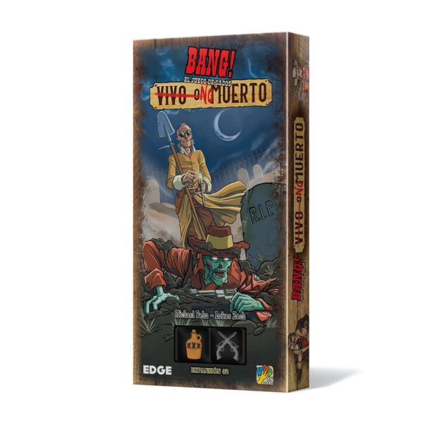 *Juego de mesa asmodee bang el juego de dados vivo o no muerto pegi 8
