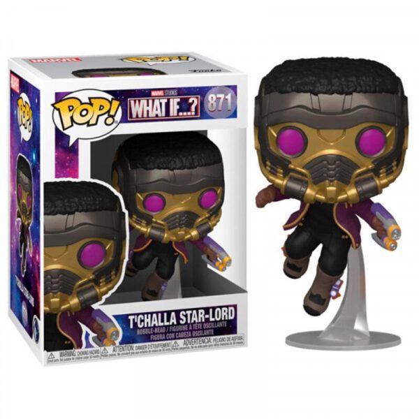 *Funko pop marvel what if tchalla star lord 55812