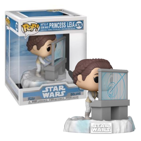 *Funko pop deluxe star wars princesa leia en la batalla de la base en echo 45901