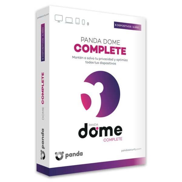 *Antivirus panda dome complete 5 dispositivos 1 año caja