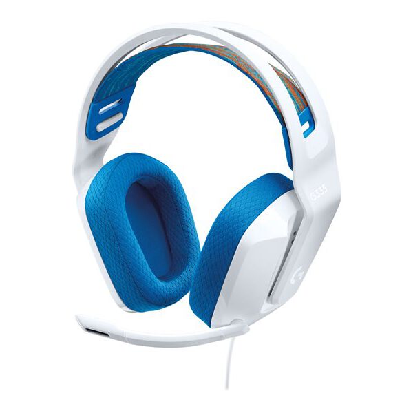 *Auriculares con microfono logitech g g335 gaming jack 3.5mm blanco