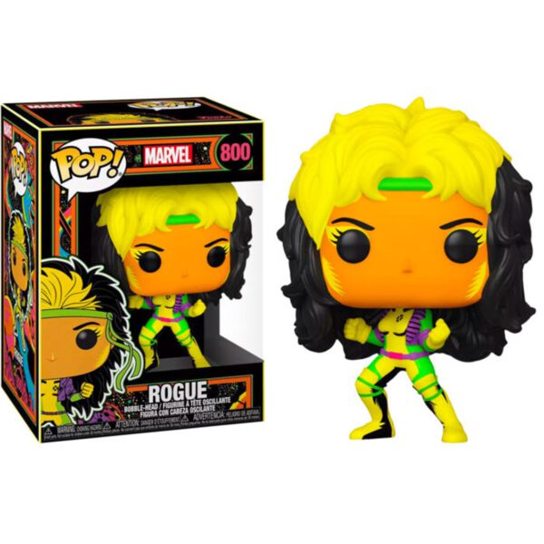 *Funko pop marvel black light rogue multicolor exclusivo 55164