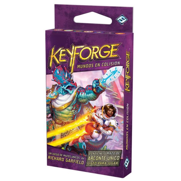 *Juego de mesa keyforge mundos en colision mazo pegi 14